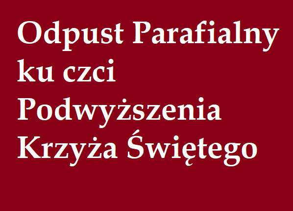 Odpust Parafialny 2024